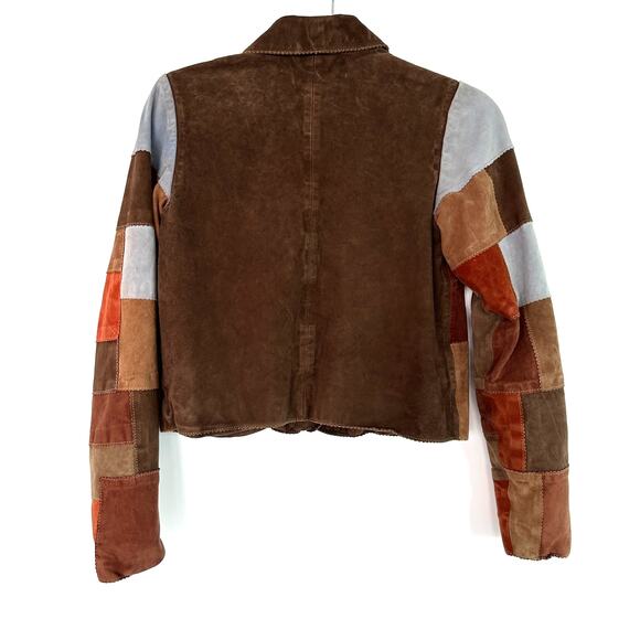 Patchwork leather jacket - Picture 2 of 2